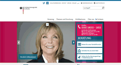Desktop Screenshot of antidiskriminierungsstelle.de